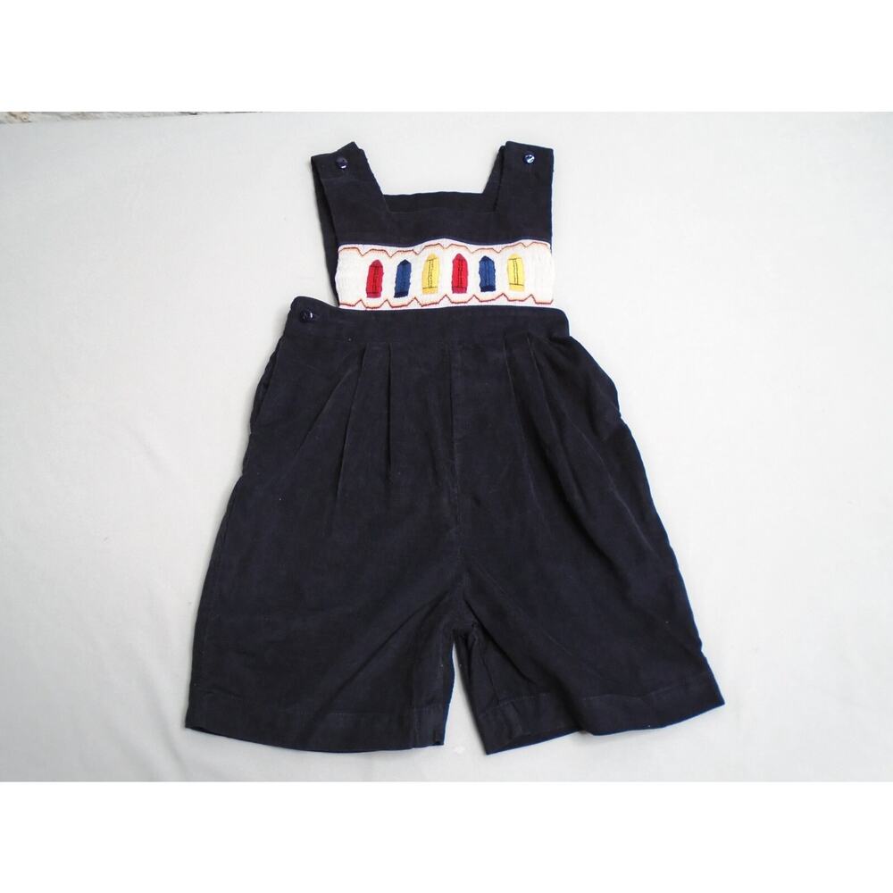 Strasburg Toddler Dress Crayons Sleevless Jumpsuit Embroidered School Size 3